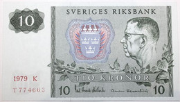 Suède - 10 Kronor - 1979 - PICK 52d.3 - NEUF - Svezia