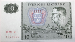 Suède - 10 Kronor - 1979 - PICK 52d.3 - NEUF - Sweden