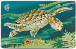 British Virgin Islands - C&W (GPT) - Turtle - 19CBVC - 1994, 22.500ex, Used - Maagdeneilanden