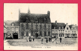 59 Nord, HONDSCHOOTE, La Mairie, Animée, Commerces, (L. Marchand, L. L.) - Hondshoote