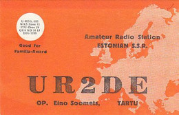 AK 059640 QSL - Estonia - Tartu - Radio