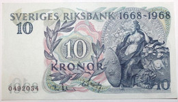 Suède - 10 Kronor - 1968 - PICK 56a - NEUF - Sweden