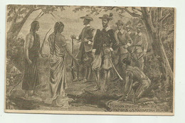 HUDSON TRADING WITH THE INDIANS ON MANHATTAN ISLANDS - NV FP - América