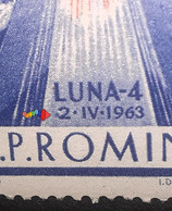 Stamps Errors Romania 1963 # Mi 2143 Printed In Full Circle Before The Number 2, Space Cosmos  Luna 4 - Varietà & Curiosità