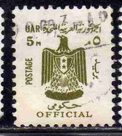 UAR EGYPT EGITTO 1966 1968 OFFICIAL STAMPS ARMS EAGLE 5m USED USATO OBLITERE' - Dienstzegels