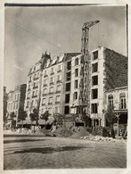 Reims - Photo Ancienne - Travaux Le Grand Hôtel Du Lion D’or - Reconstruction Après Bombardement Ww1 - Grue - Reims