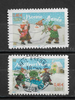 France 2001 Oblitéré  Autoadhésif  N° 31 - 32  Ou  N° 3437 - 3438 -   " Vacances " - Adhesive Stamps