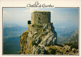 Dep 11 , Cpm  Chateaux Cathares , Chateau De QUERIBUS , Le Chateau Vu De L'Est Et La Plaine Du Fenouillédès  (11290) - Otros & Sin Clasificación