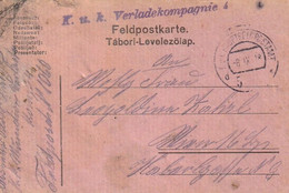 Feldpostkarte - K.u.k. Verladekompagnie 4 - 1918 (60721) - Covers & Documents