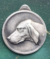 Médaille D'identification De Chien (non Percée) Provient De L'atelier Du Graveur Georges Contaux à Vigneux-sur-Seine - Professionnels / De Société