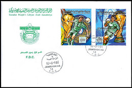 LIBYA 1998 FIFA WC France '98 Football Soccer (FDC) - 1998 – Frankrijk