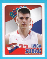 IVICA ZUBAC - Croatian Basketball ROOKIE Card Sticker 2015 * Los Angeles Clippers Los Angeles Lakers South Bay Lakers - 2000-Aujourd'hui