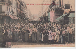 CPA Paris (12ème) - La Rue D'Aligre Pendant Le Marché (très Belle Animation) - Arrondissement: 12