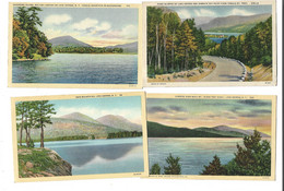 22- 6- 1365T AMERIQUE, ETATS-UNIS, NEW-YORK, LAKE GEORGE Lot De 4 Cpa - Lake George