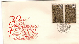 Czechoslovakia 1966  Philharmonic Orchestra 70th Anniversary,First Day Cover - FDC