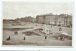 Wales  Postcard War Memorials Promenade Rhyl Posted 1932 - Flintshire