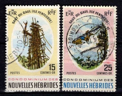 Nouvelles Hébrides - 1969  - Saut Du Gaul  -  N° 286/287  -  Oblit - Used - Gebruikt