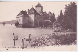 SUISSE -  VEYTAUX - CHATEAU DE CHILLON -  COTE SUD EST - Veytaux