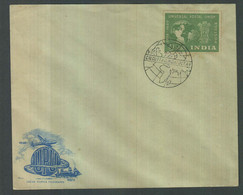 India UPU 1949 FDC Calcutta Cancellation - Lettres & Documents