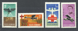 RUMANIA YVERT  AEREO   214/17   MNH  ** - Unused Stamps