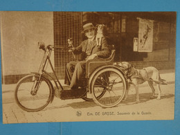 Ern. De Gryse Souvenir De La Guerre (vélo, Attelage, Chien) - Guerra 1914-18