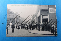 Haine Saint Pierre. Rue Neuve, En Face De La Gare Café Cu Pipe Club  & Cafe Gra.. W.V.S. Edit W.Libert Brux-1908 - La Louvière