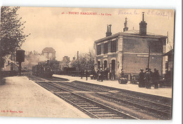 CPA 14 Thury Harcourt La Gare Train - Thury Harcourt