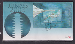 SOUTH AFRICA - 2002 JUNASS 2002 Miniature Sheet FDC As Scan - Cartas & Documentos