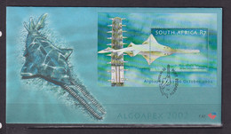 SOUTH AFRICA - 2002 Algoapex Miniature Sheet FDC As Scan - Covers & Documents