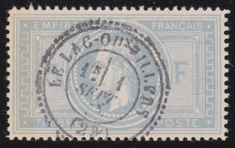 France   .  Y&T    .    33  (2 Scans)  .  Ré-production      .      O     .      Oblitéré - 1863-1870 Napoléon III Lauré