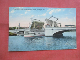 Steamer Favorite. New Lafayette Street Bridge Open.    Tampa Florida > Tampa     Ref 5671 - Tampa