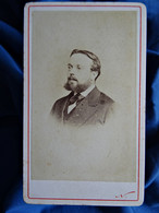 Photo CDV Nadar à Paris  Portrait Homme Barbu  Sec. Empire  CA 1865-70 - L603 - Alte (vor 1900)