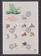 SOUTH AFRICA - 1998 The Redrawn 6th Definitive Set Large FDC Card X 2 As Scans - Lettres & Documents