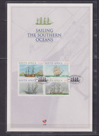 SOUTH AFRICA - 1999 Famous Ships Set Large FDC Card As Scans - Lettres & Documents