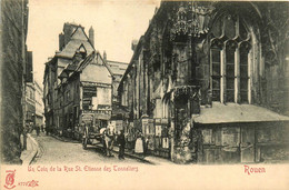 Rouen * Un Coin De La Rue St étienne Des Tonneliers * Attelage - Rouen