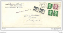 G 32 - Lettre Envoyée De Denver En Suisse 1971 - "returned For Add Postage" - Franqueo