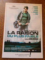 CP FILM LA RAISON DU PLUS FAIBLE - Affiches Sur Carte