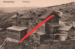 AK Alte Elbfallbaude 1921 Elblehne Labska Bouda Baude Spindlermühle Spindleruv Mlyn Harrachsdorf Harrachov Riesengebirge - Sudeten