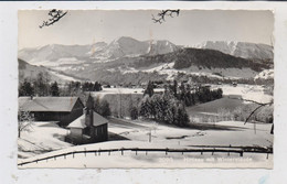 A 6952 HITTISAU, Dorfansicht 1961, Aptierter Stempel - Bregenzerwaldorte