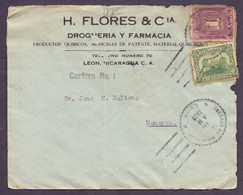 NICARAGUA Postal History Old Cover Postal Used 16.3.1929 - Nicaragua