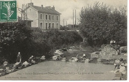 Saint Etienne De Montluc--la Gare Et  La Fontaine - Saint Etienne De Montluc