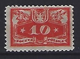 Poland 1920  Officials (*) MM  Mi.3 - Oficiales