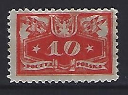 Poland 1920  Officials (*) MM  Mi.3 - Dienstzegels