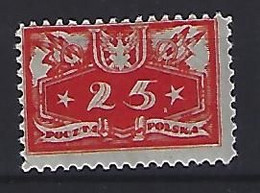 Poland 1920  Officials (*) MM  Mi.5 - Oficiales