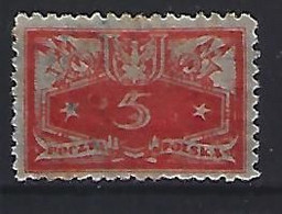 Poland 1920  Officials (*) MM  Mi.12 - Service