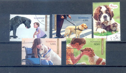 ROMANIA 2020 SET DOGS   USED - Used Stamps