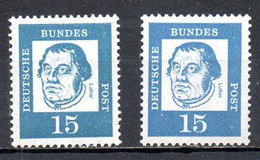 ALLEMAGNE. N°224 + 224c  De 1961-4. Luther. - Théologiens