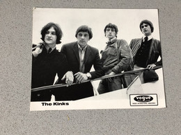 Carte  Photo Publicitaire  D’époque The Kinks - Zangers En Musicus