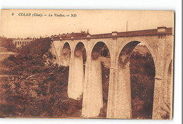 CPA 18 Culan Le Viaduc Train - Culan