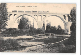 CPA 18 St Saint Florence Les Bords Du Cher Train - Saint-Florent-sur-Cher